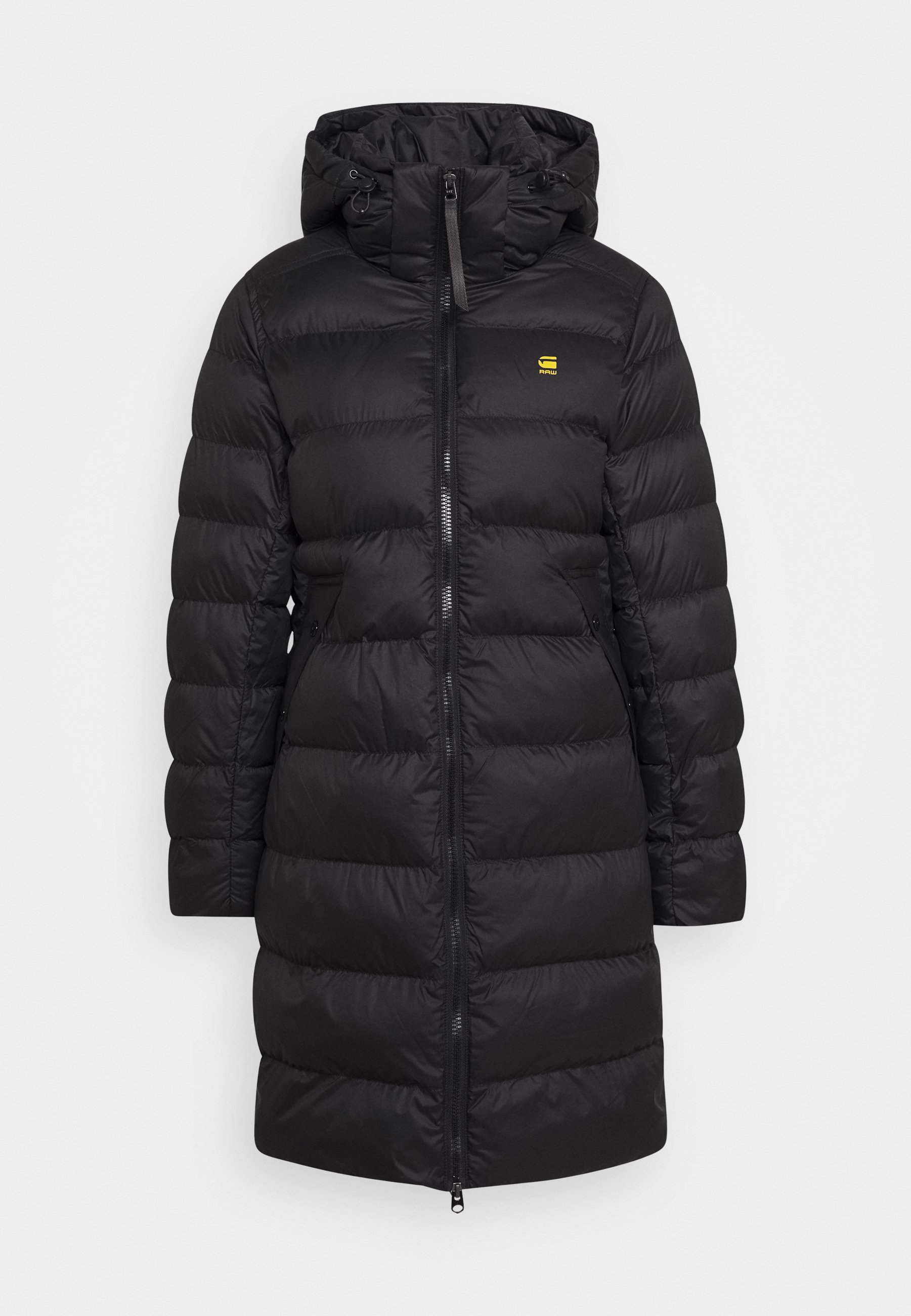 G Star WHISTLER SLIM LONG COAT Vinterkåpe frakk black G Star Kåpe Whistler HDD Slim Long Coat Wmn Svart