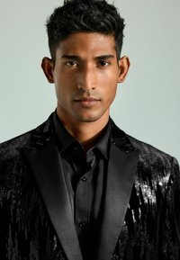Next REGULAR FIT SEQUIN - Sakko - black