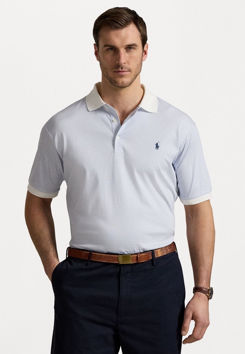 Polo Ralph Lauren Big & Tall - SOFT TOUCH COTTON SHORT SLEEVE POLO SHIRT - Poloskjorter - crescent toss white, Forstørre