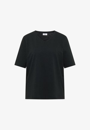 Cecil, BASIC T-SHIRT MIT V-NECK - T-shirt basique - palm breeze green