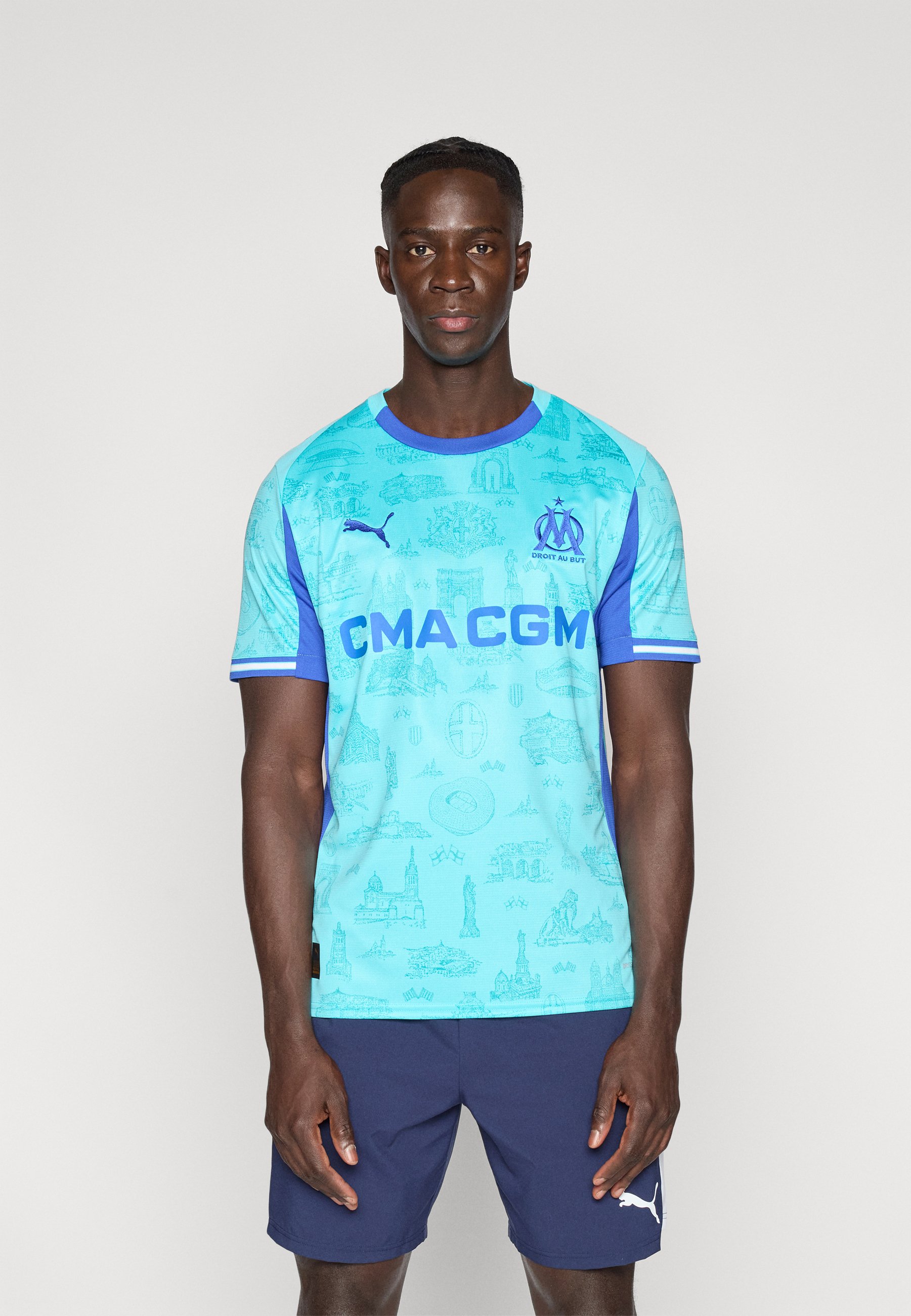 Puma OM SPECIAL EDITION REPLICA - Football jersey - team aqua