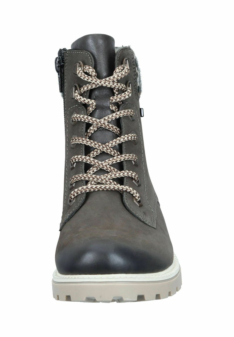 Remonte Winterstiefel Damen Hellgrau Remonte Schnürstiefelette