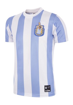 MARADONA COPA ARGENTINA RETRO FOOTBALL - T-shirt con stampa - white blue