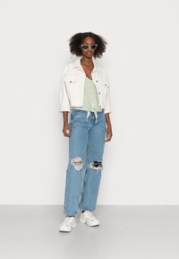 ONLY ONLMETTE STRAP BUTTON - Top - desert sage