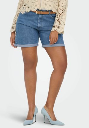 ONLY Carmakoma Farmer rövidnadrágok - medium blue denim