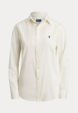 Polo Ralph Lauren, CLASSIC FIT COTTON TWILL SHIRT - Skjortebluser - antique cream
