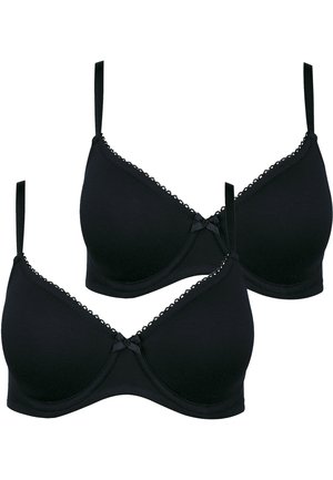 Sujetador con aros - schwarz