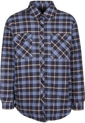 PLAID QUILTED - Lehká bunda - lightblue/darkblue