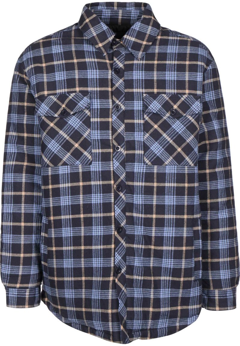 Urban Classics - PLAID QUILTED - Overgangsjakke - lightblue/darkblue, Forstør