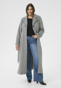 Kaffe Curve ELINA - Klassischer Mantel - grey melange
