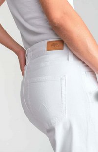 Le Temps Des Cerises Jean droit - blanc