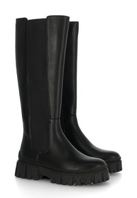 Mexx Kozačky na platformě - black