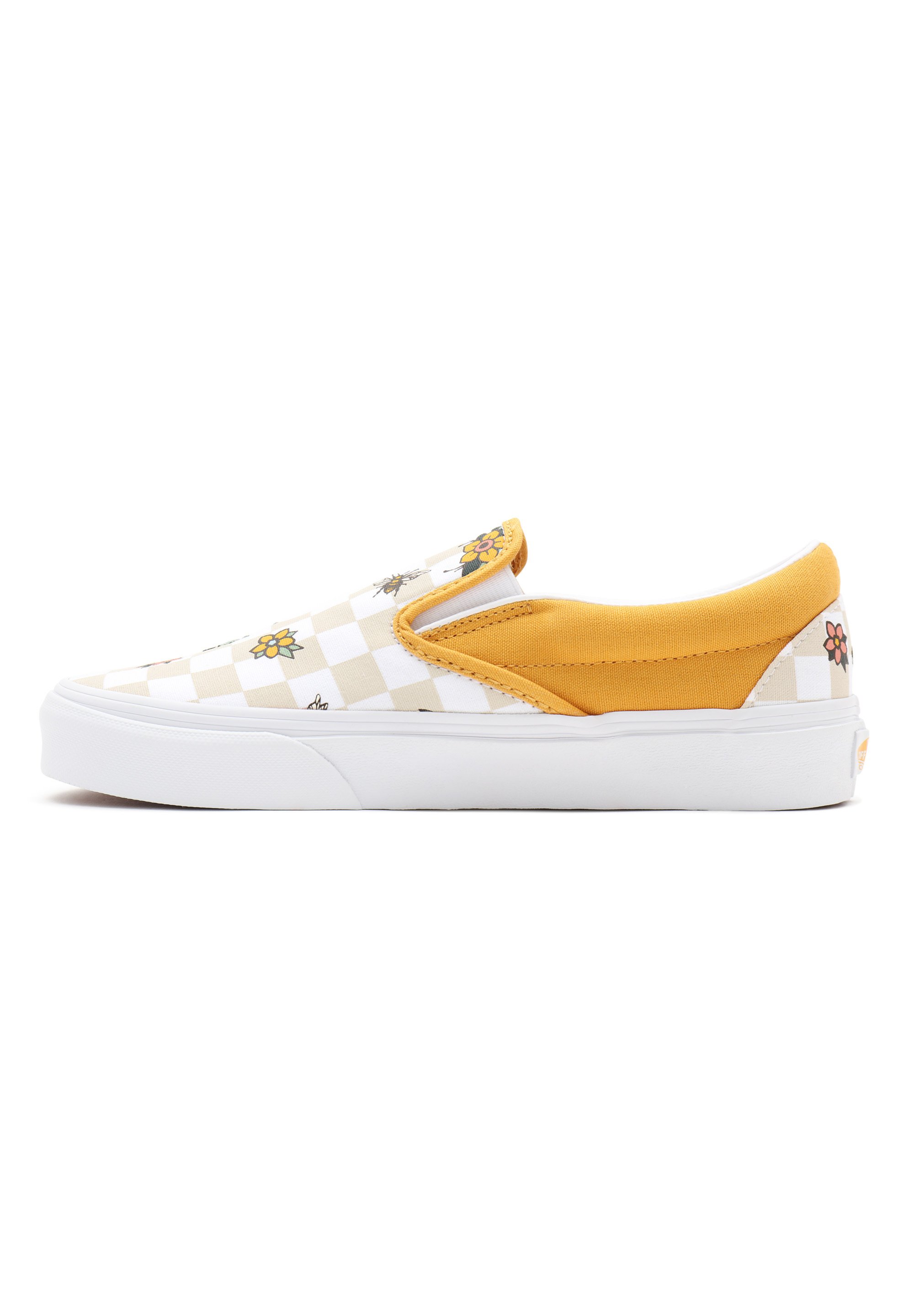vans jaune slip on