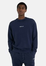 Replay Blue Cotton Sweatshirt