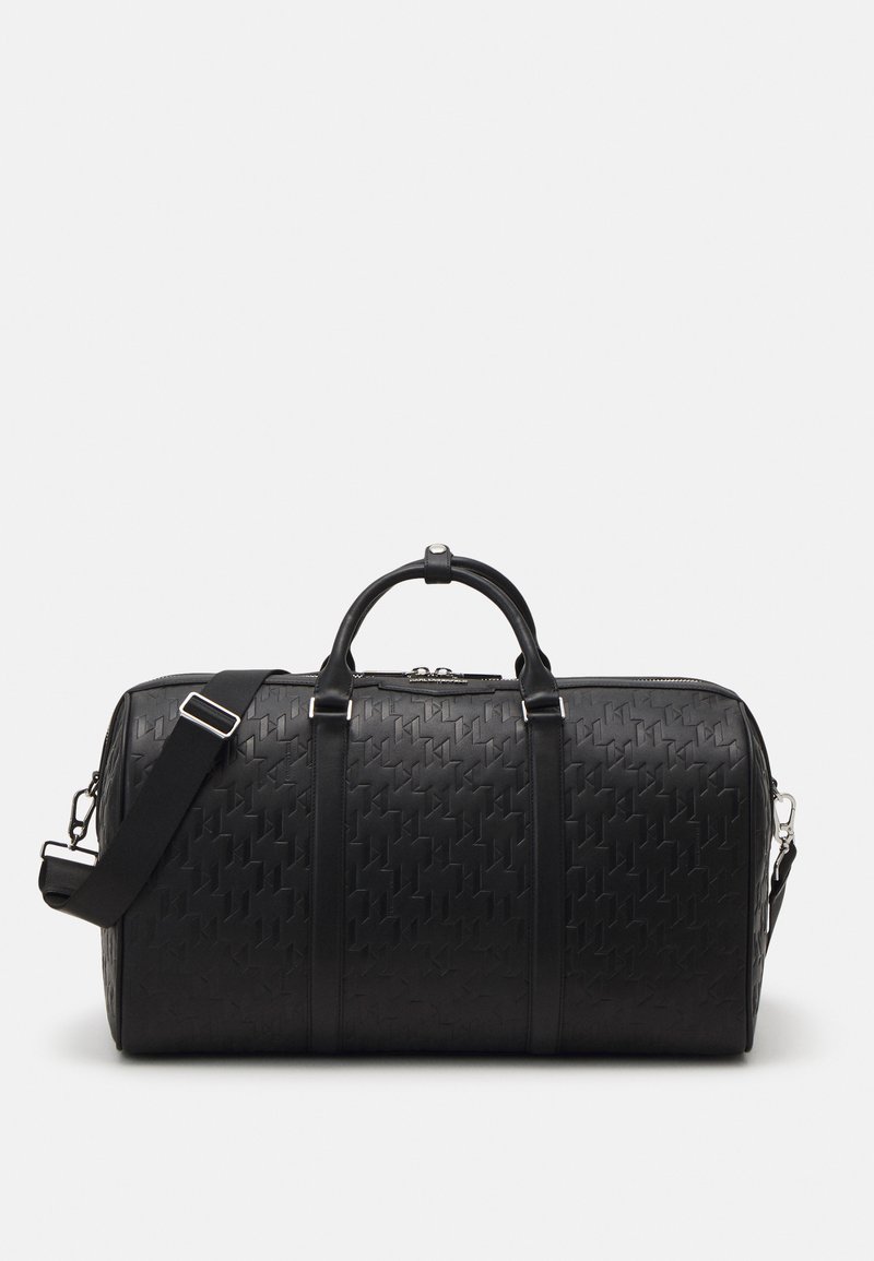 KARL LAGERFELD LOOM LEA UNISEX - Borsa da viaggio - black