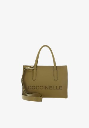 Coccinelle, MYRTHA26 HANDBAG GRAINED LEATHER - Handbag - seagrass