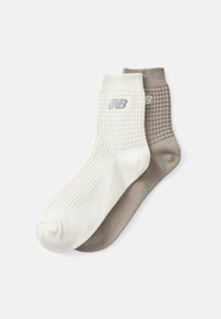 WAFFLE ANKLE UNISEX 2 PACK  - Sokken - offwhite/stone