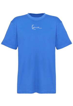 Karl Kani SMALL SIGNATURE ESSENTIAL TEE UNISEX - Paprasti marškinėliai - blue