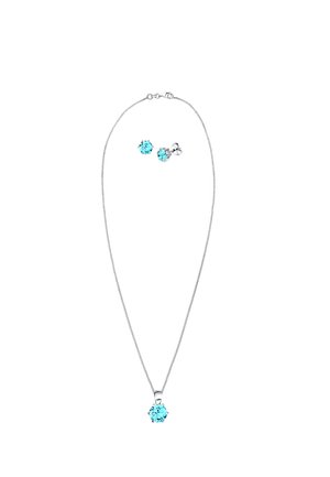 Elli JEWELRY SET CLASSIC - Auskarai - hellblau