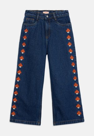 TINYCOTTONS, MINI MUSHROOMS PANT - Jean droit - denim dark wash