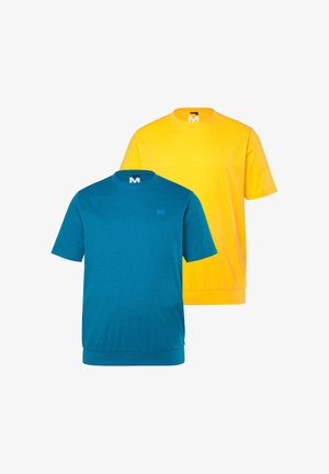 Men Plus, MEN+ T-SHIRTS, 2ER-PACK, BAUCHFIT, BASIC, HALBARM, BIS 8 XL - T-shirts basic - yellow