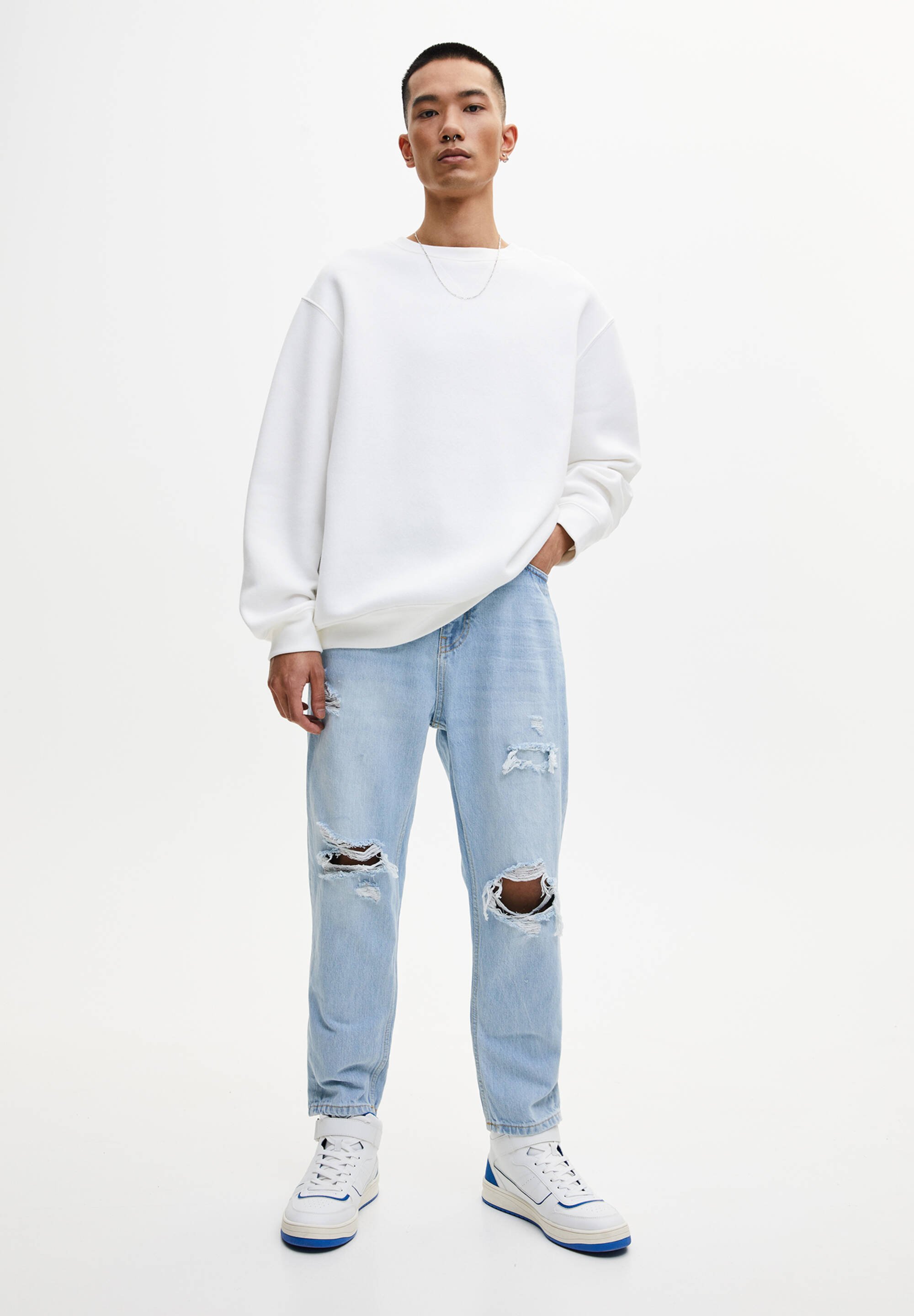 PULL\u0026BEAR Relaxed fit jeans - stone 