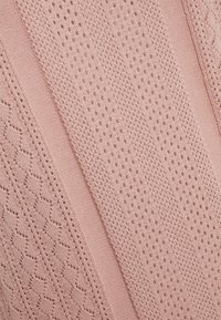 Cream T-shirt med print - light pink