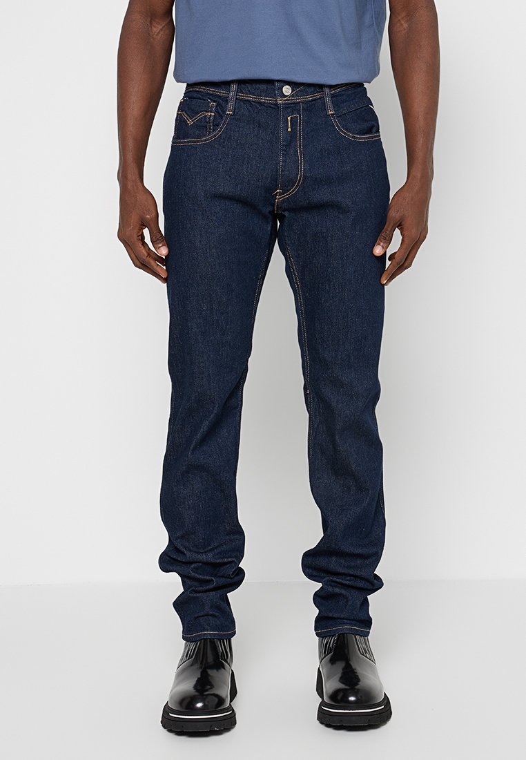 Replay Slim fit jeans donkerblauw Replay Slim fit jeans donkerblauw