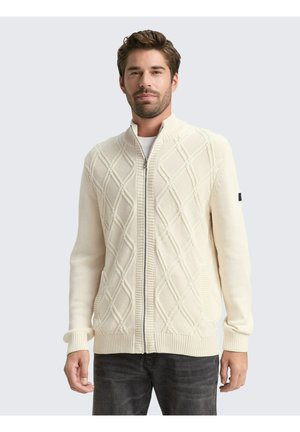 Strickjacke - gardenia white