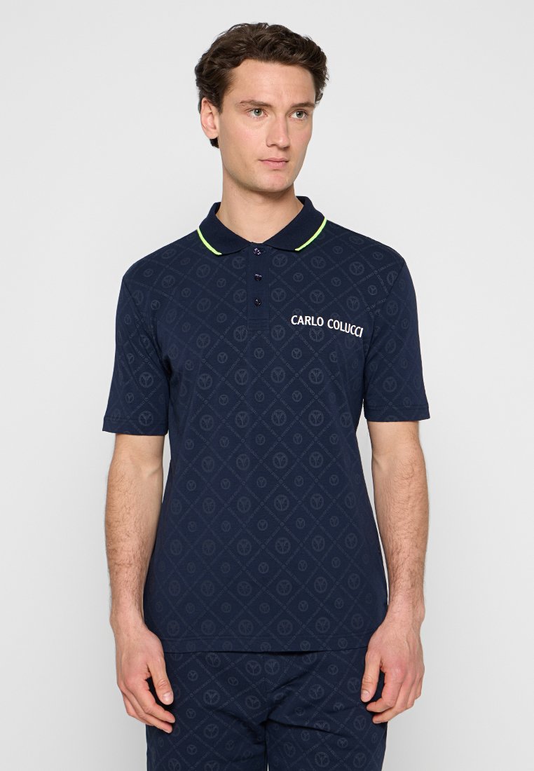carlo colucci Poloshirt donkerblauw