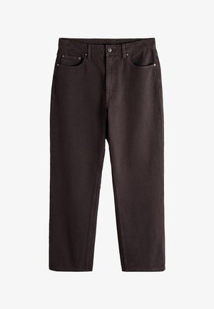 THE SET, REGULAR FIT - 90S STRAIGHT LEG JEANS . - Straight leg -farkut - chocolate brown