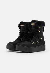 Tommy Hilfiger Stivaletti con plateau - black