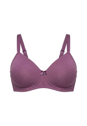 Ulla Popken, SOFT WIRELESS BRA, SOFT CUPS, T-SHIRT BRA - T-shirt BH - grey magenta