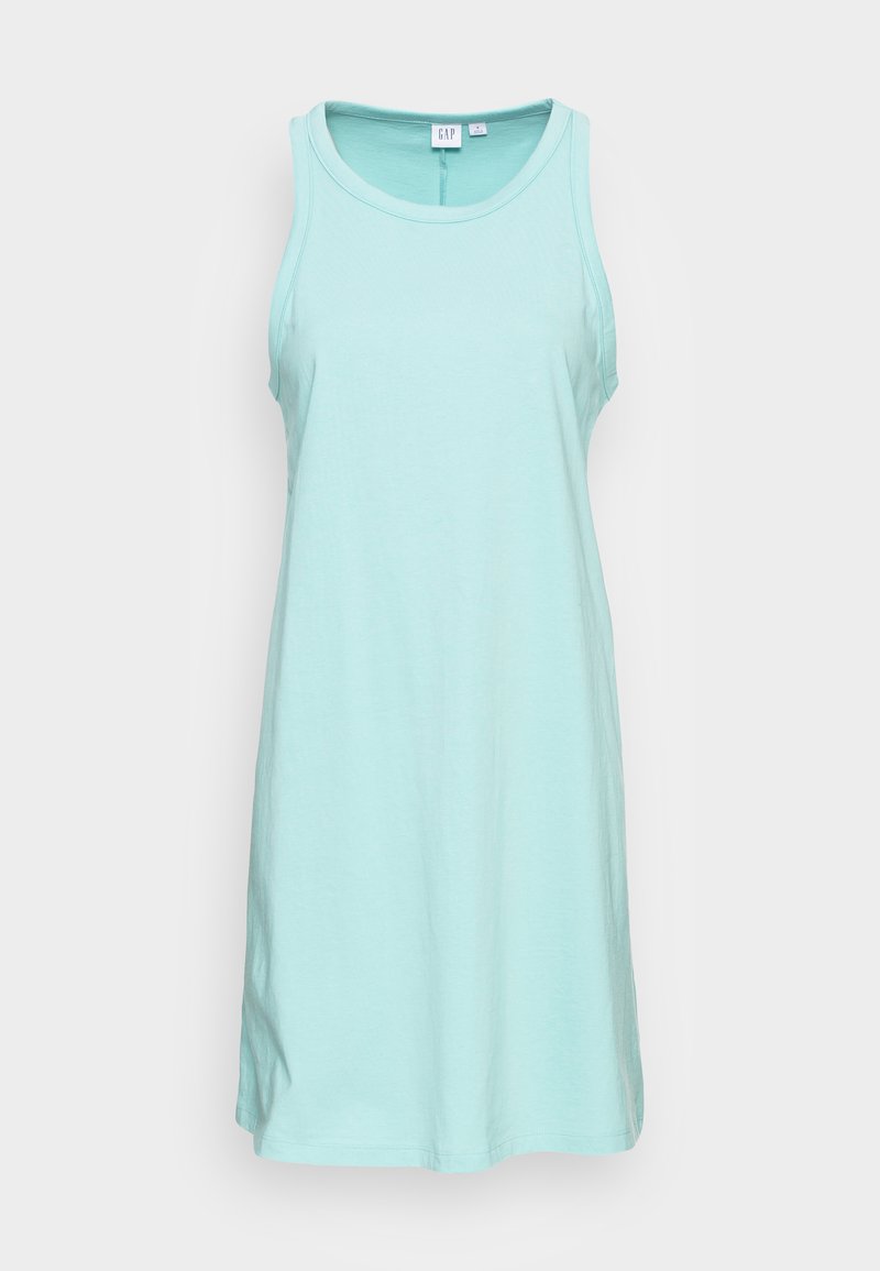 Damen Freizeitkleider | GAP RACER MINI DRESS Jerseykleid aquarium/light-blue denim - WF85738 Damen Freizeitkleider | GAP RACER MINI DRESS Jerseykleid aquarium/light-blue denim - WF85738