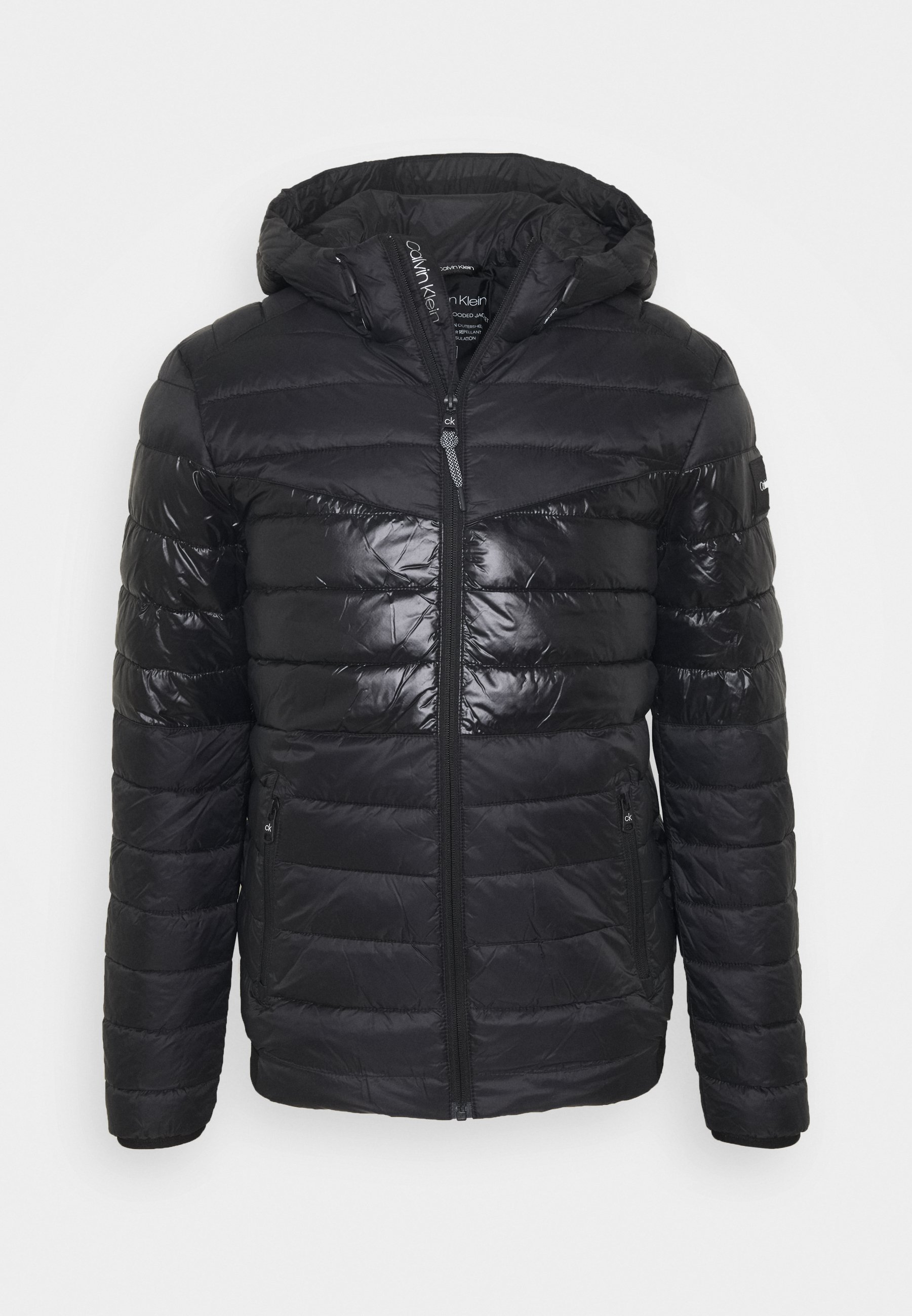 HOODED JACKET Übergangsjacke black HOODED JACKET Übergangsjacke black