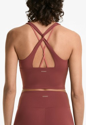 COMFORTLUX OVERLAY  - Sports-BH'er med let støtte - mottled brown
