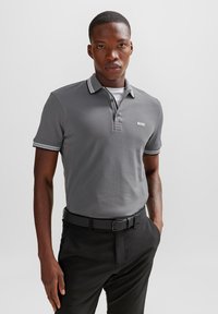 BOSS - PADDY - Poloshirt - medium grey Miniatuurafbeelding 1