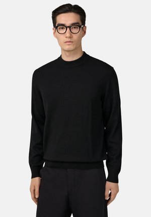 Strickpullover - black