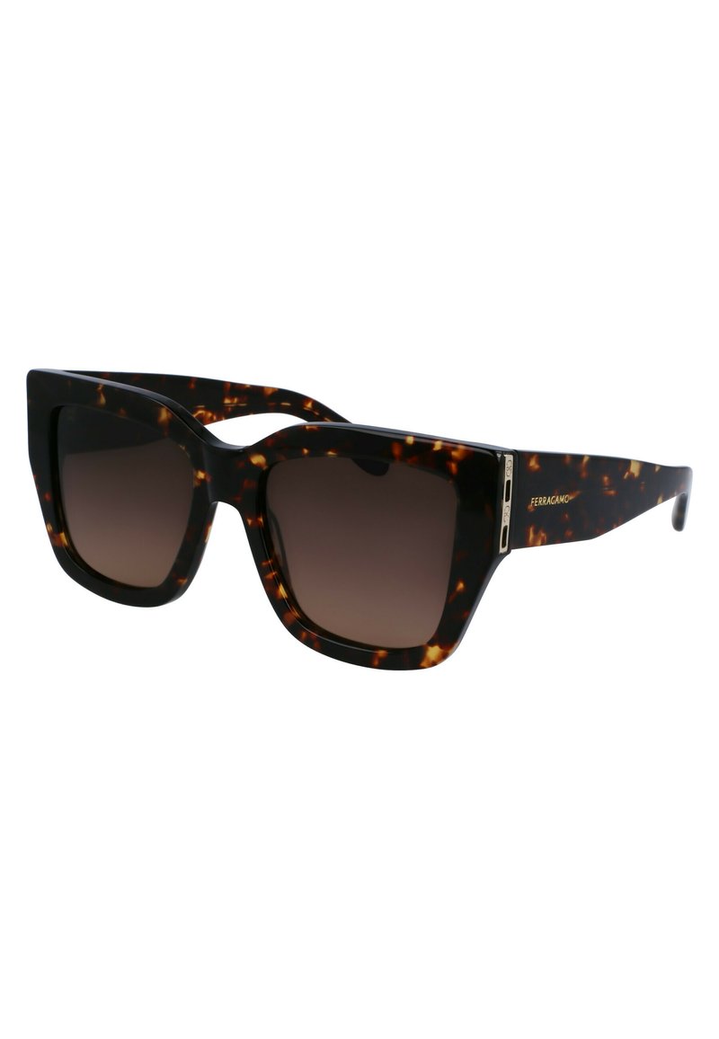 FERRAGAMO SALVATORE - Sonnenbrille - dark tortoise