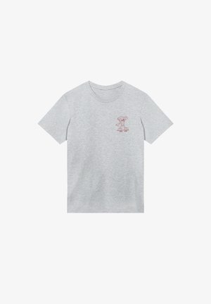 F4NT4STIC, FRIDAY PIZZA CLUB - T-Shirt print - grey melange