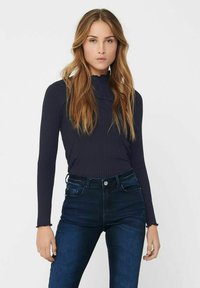 JDY JDYFRANSISKA LIFE NOOS - Topper langermet - dark blue
