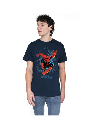 Marvel, SPIDERMAN BRAND NEW DAY HERO AND VILLAINS - Print T-shirt - dark blue