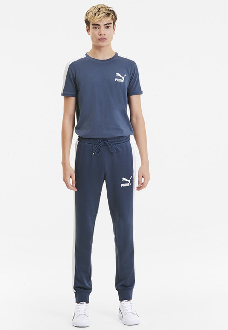 Puma PUMA ICONIC T7 KNITTED MEN'S TRACK PANTS MALE - Pantalon de  survêtement - dark denim/bleu - ZALANDO.CH