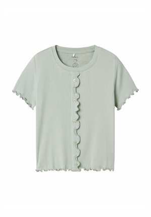 Name it T-Shirt print - aqua gray