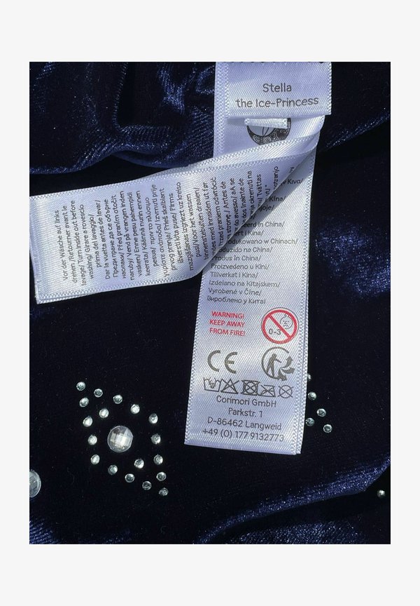 KOSTÜM KLEID FÜR EISKÖNIGIN ELSA FANS MIT HAARREIF – Kostüm – dunkelblau