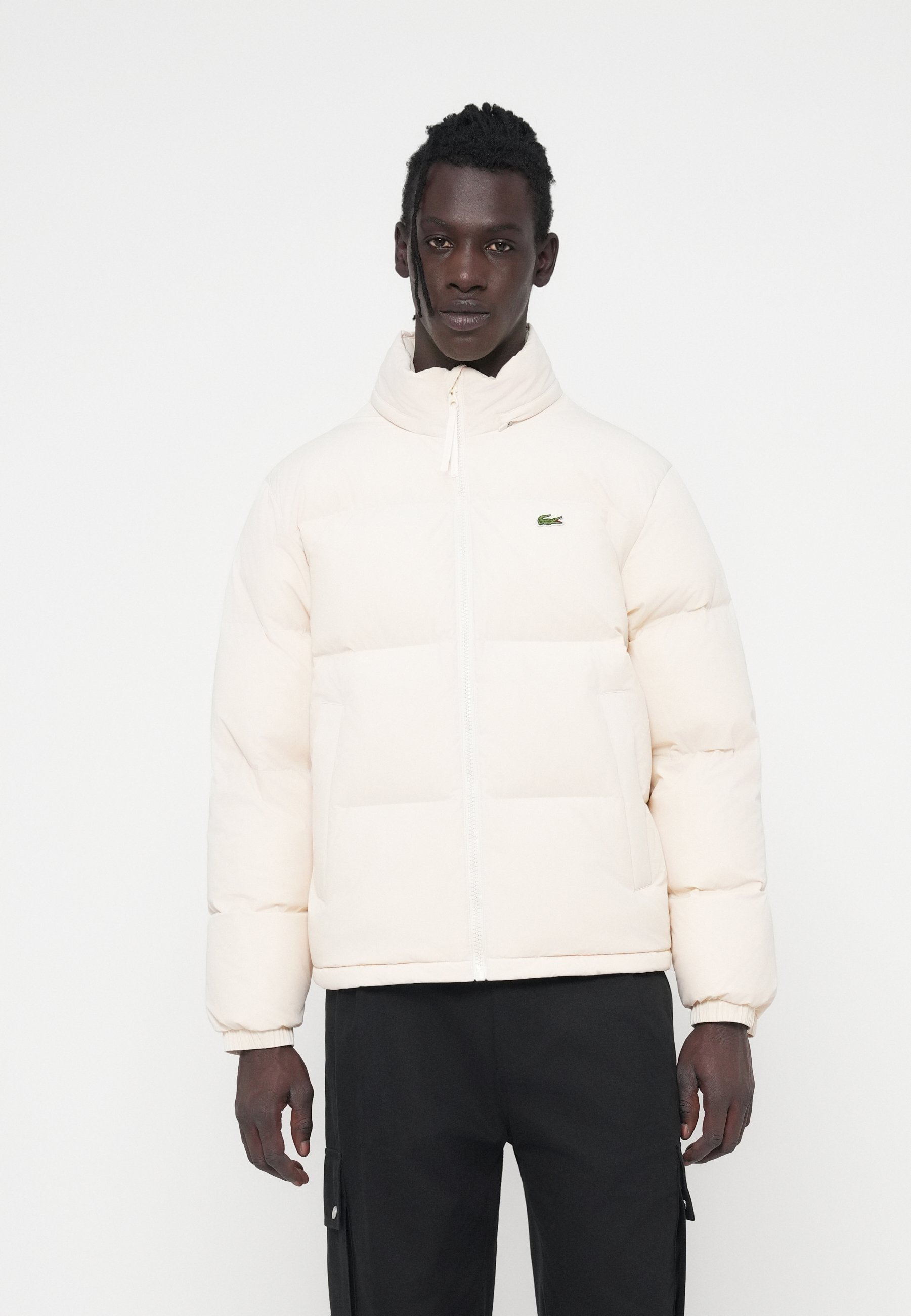 LACOSTE ダウン Lacoste Down jacket - off white/off-white - Zalando.co.uk