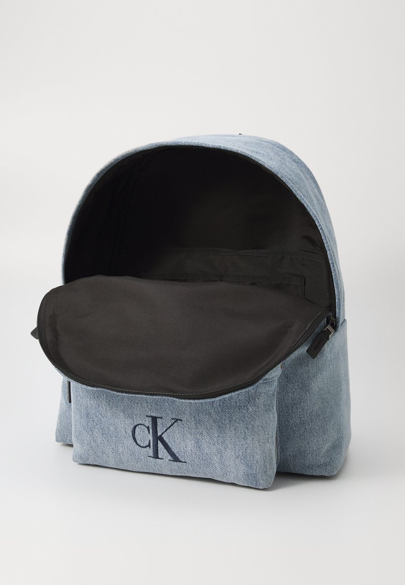Calvin Klein Jeans Blue Denim Logo Print Backpack Rucksack Bag CK Logo Denim Logo Jacquard Backpack | blue | Calvin Klein Singapore main image 2