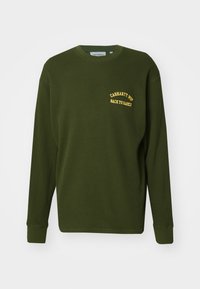 BASICS SCRIPT - Μπλούζα με μακριά μανίκια - office green/winter spice