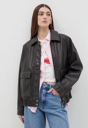 B.ANGEL Kunstlederjacke - black