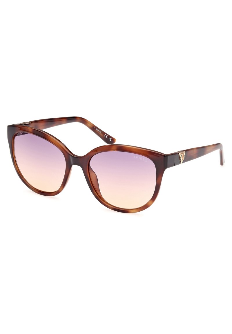 Guess GU7877 RUNDE FORM - Aurinkolasit - havanna blonde
